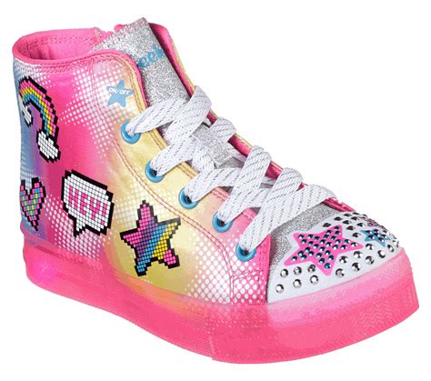 Parents need to know that Twinkle Toes Lights Up New York is the second movie from Skechers Entertainment promoting a line of sparkly shoes for girls. . Twinkle toes light up shoes